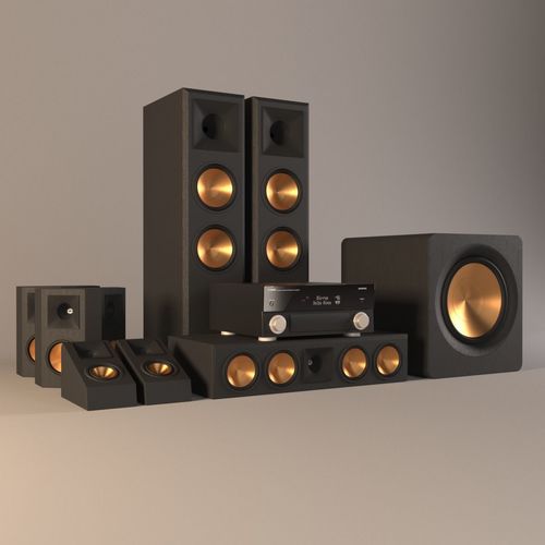 Home Theater System 3D model