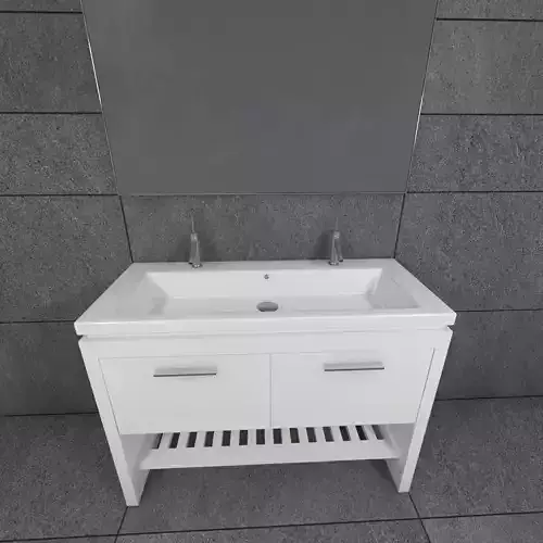 double sink 2nd floor  3D model