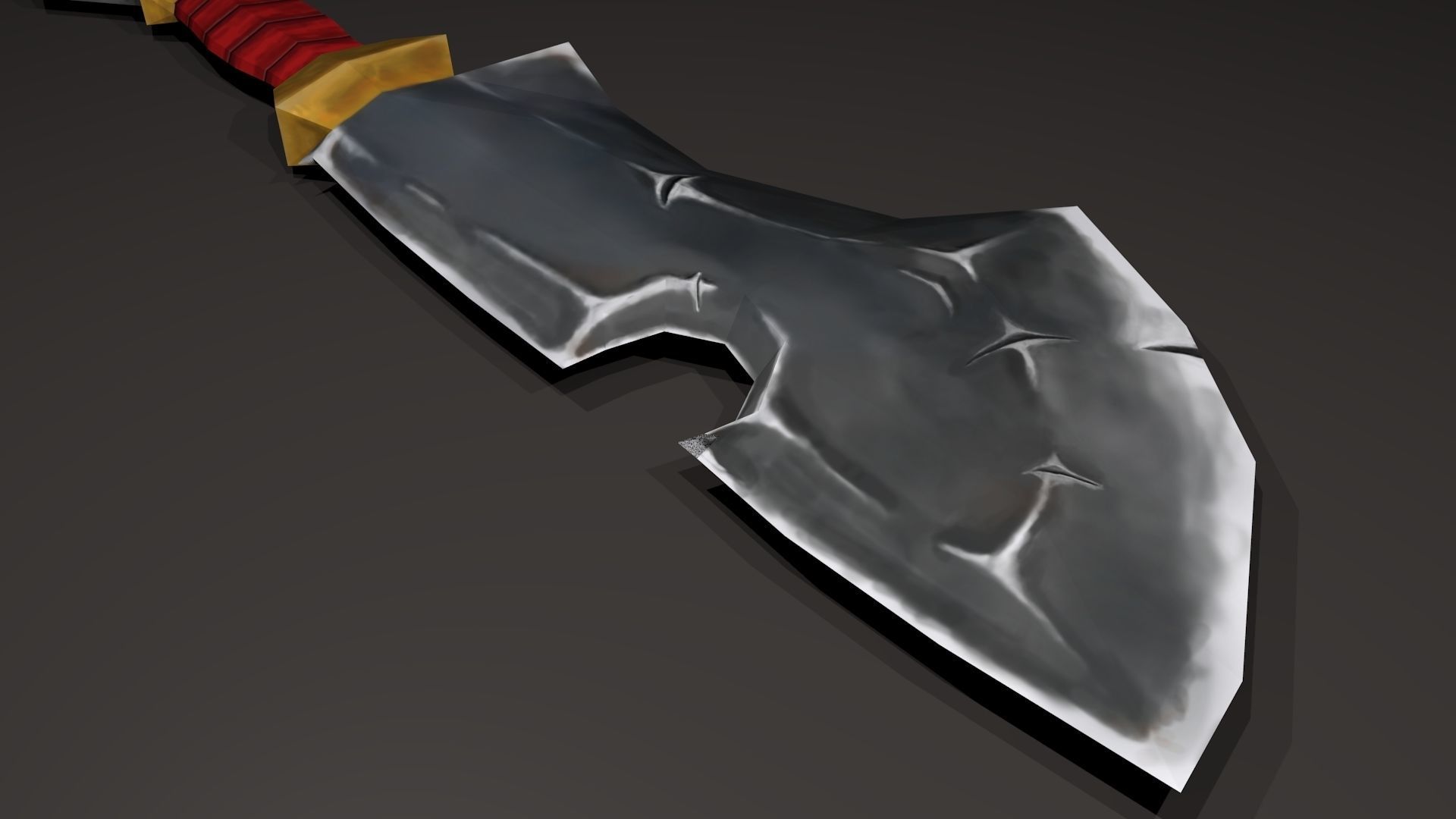 Stylized Sword Low-poly 3D model_3