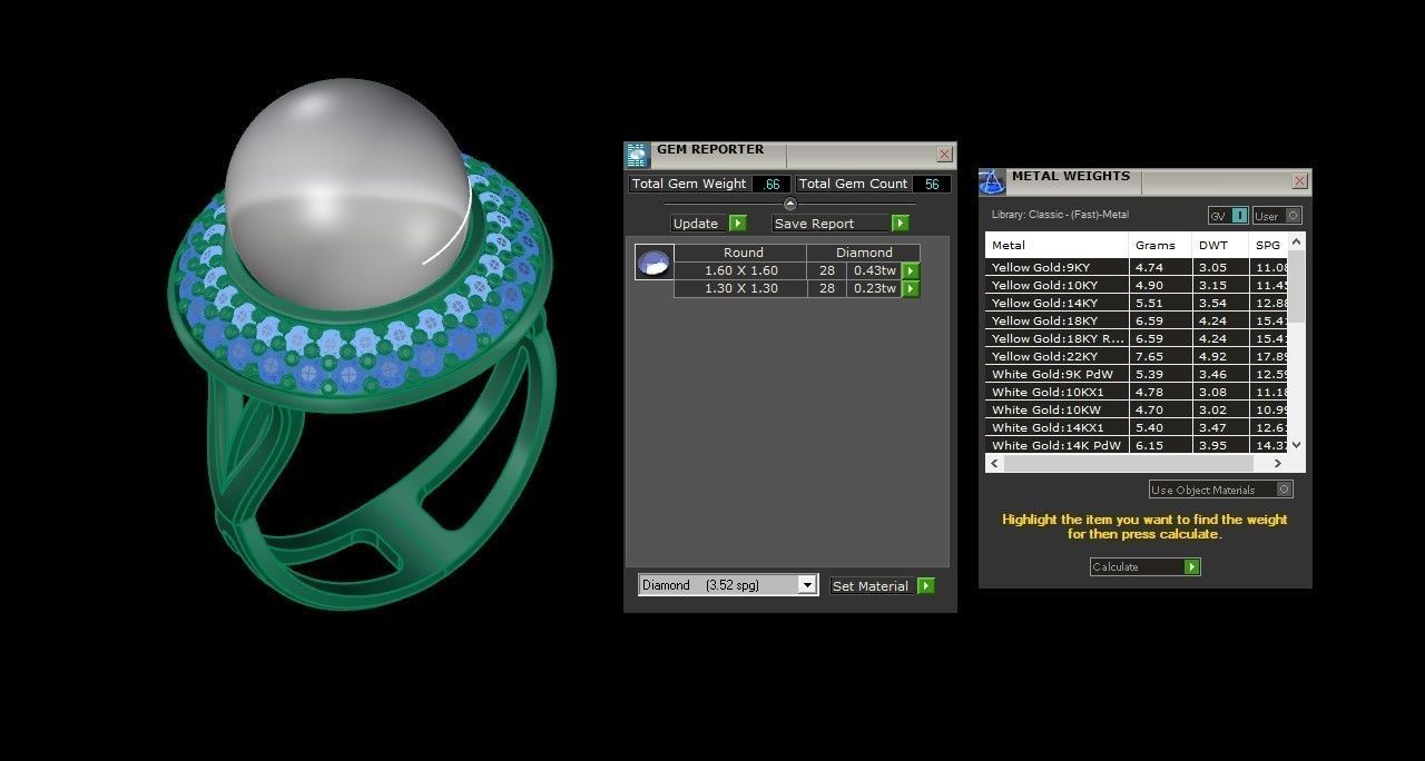 Ring 001 3D print model_7