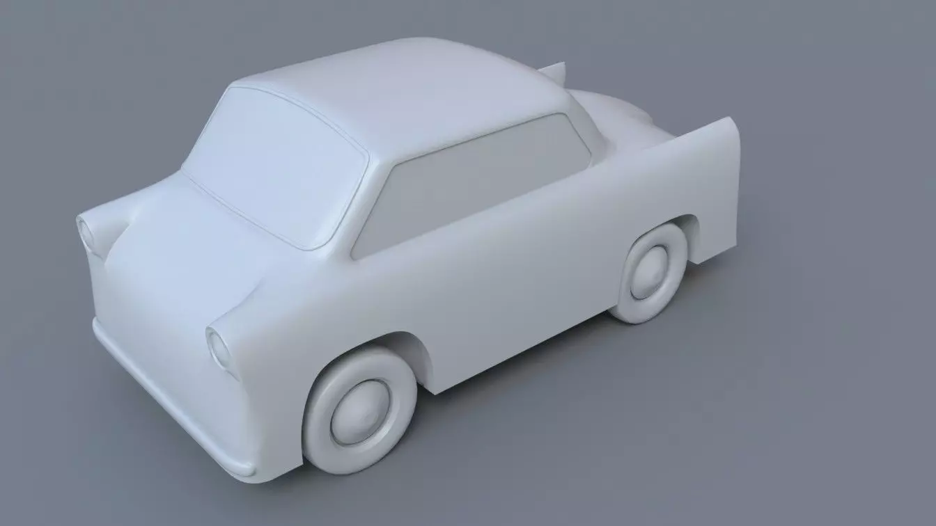 Smyk car 3D print model_0