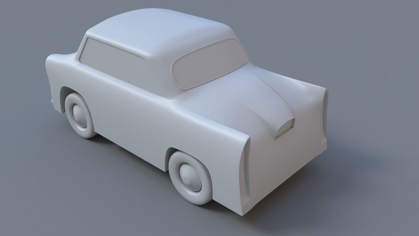 Smyk car 3D print model_2