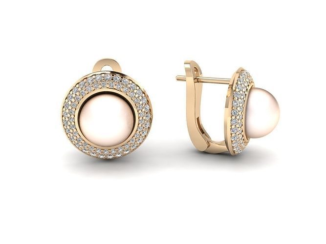 Earrings 001 3D print model