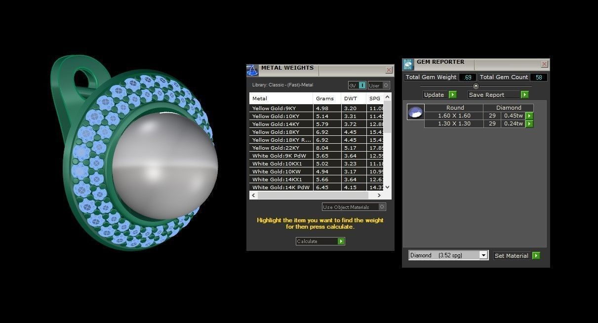 Collection 1 pearl and diamond earrings gold _11