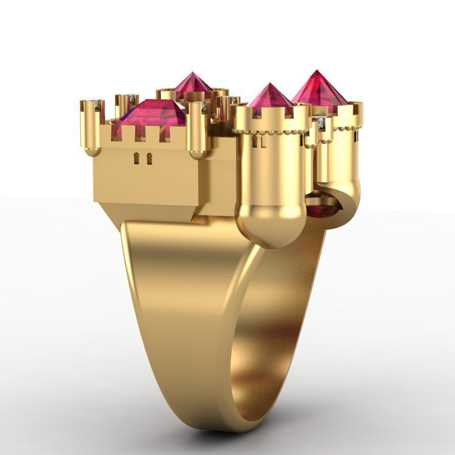 Ring- Knights Castle 3D print model_5