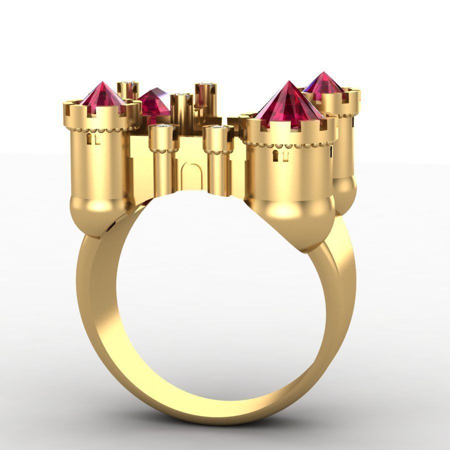 Ring- Knights Castle 3D print model_4
