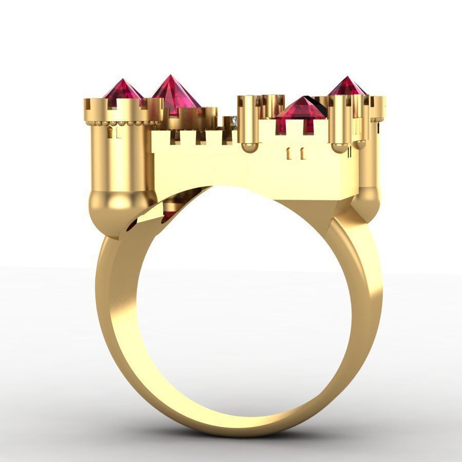 Ring- Knights Castle 3D print model_3