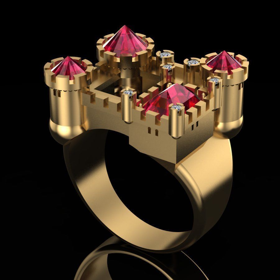 Ring- Knights Castle 3D print model_0