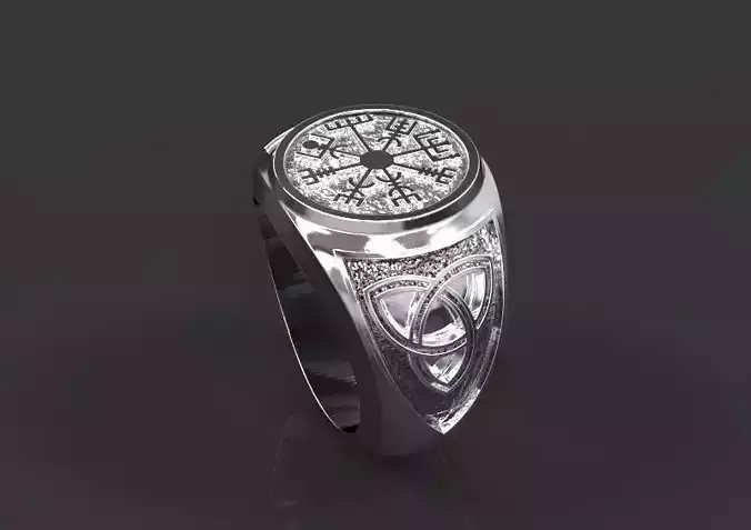Viking ring 3D print model