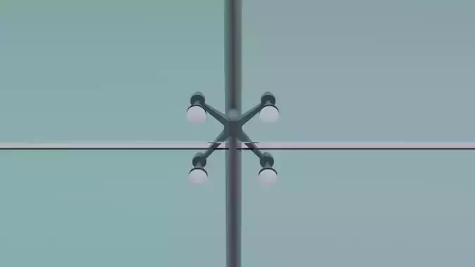 Spider Glass Object Cloner 3D model