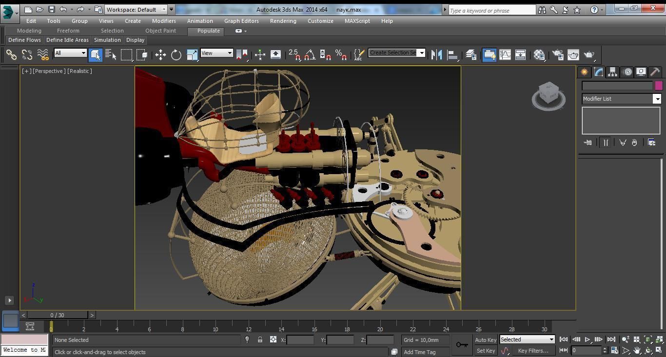 spyder bot 3D model_6