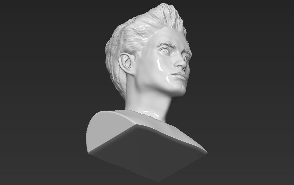 Edward Cullen Twilight Robert Pattinson bust 3D printing ready 3D print model_13