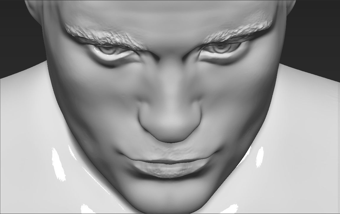 Edward Cullen Twilight Robert Pattinson bust 3D printing ready 3D print model_20