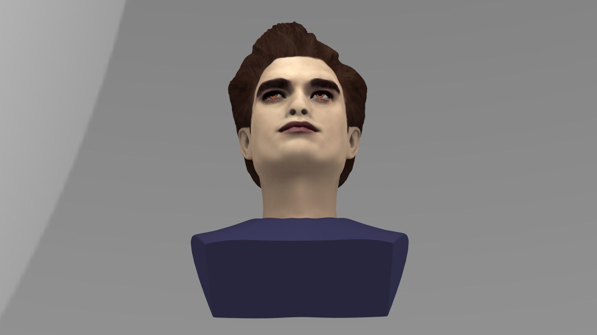 Edward Cullen Twilight Pattinson bust full color 3D printing 3D print model_19