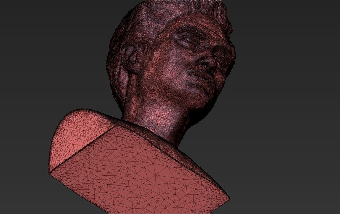 Edward Cullen Twilight Pattinson bust full color 3D printing 3D print model_55