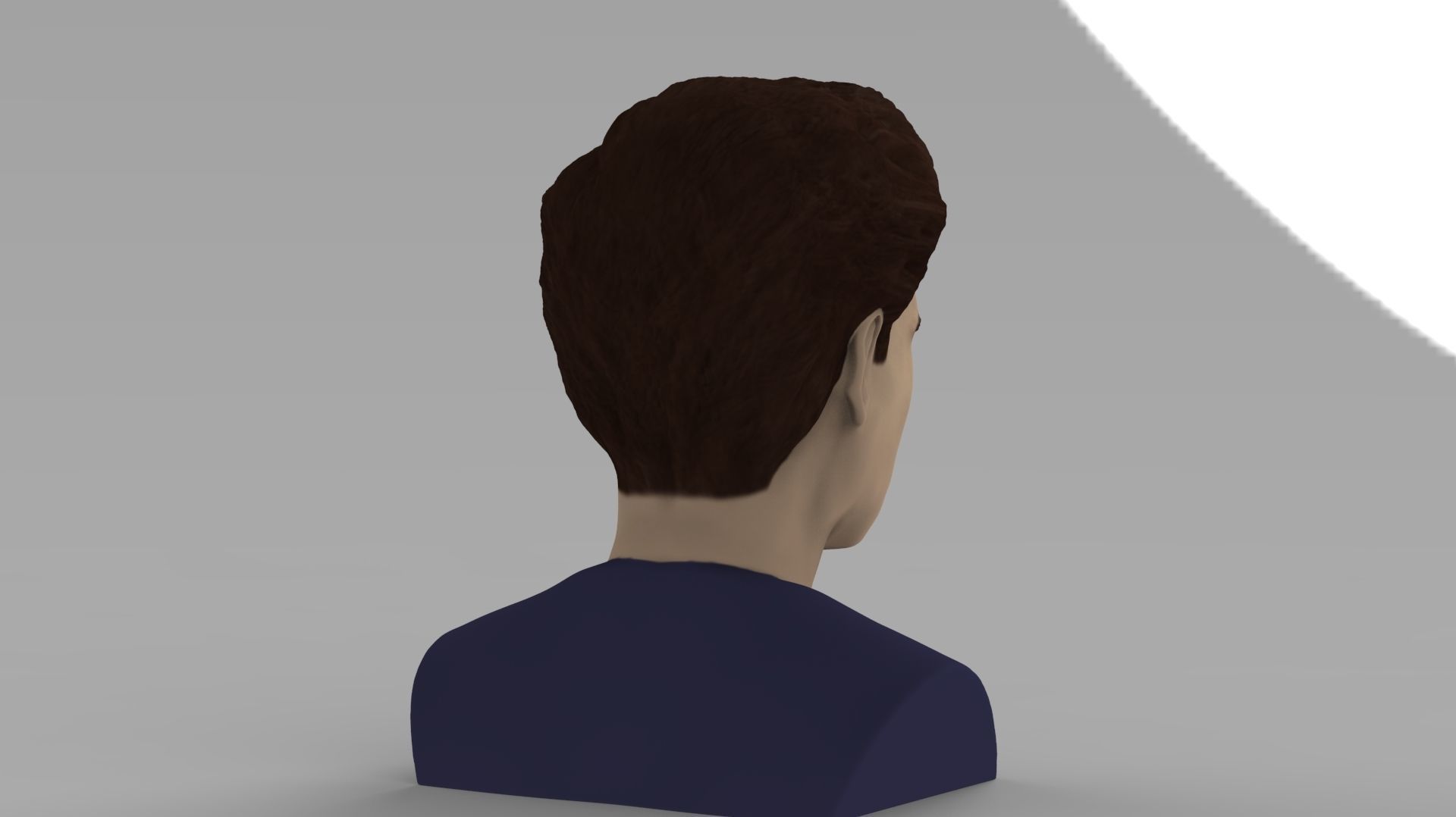 Edward Cullen Twilight Pattinson bust full color 3D printing 3D print model_8