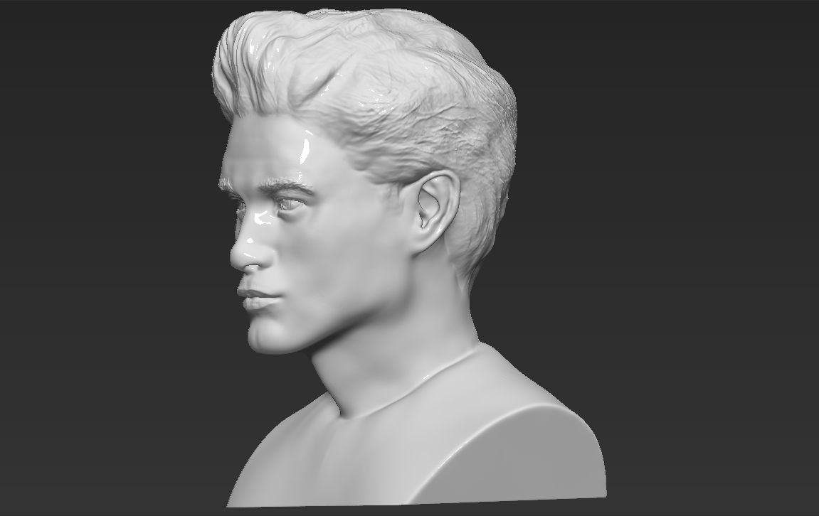 Edward Cullen Twilight Pattinson bust full color 3D printing 3D print model_46