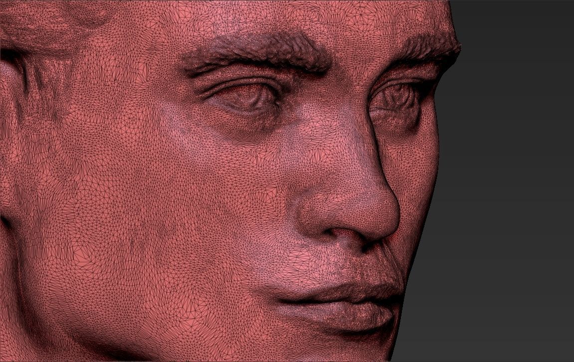 Edward Cullen Twilight Pattinson bust full color 3D printing 3D print model_53