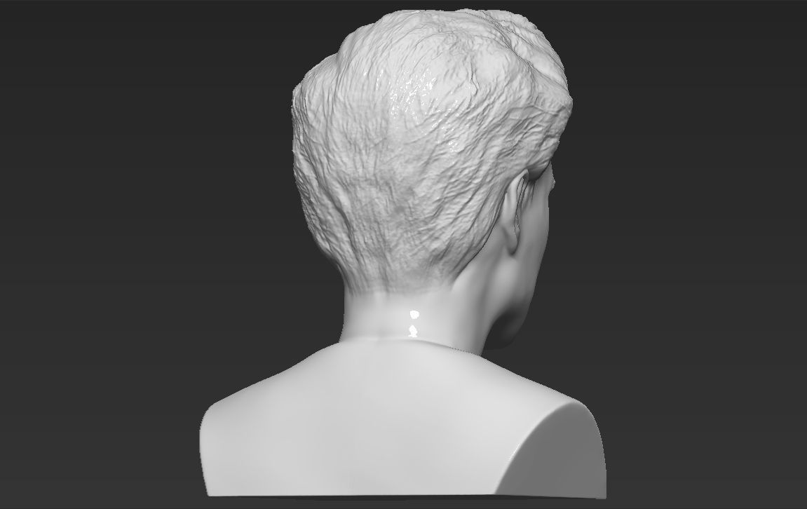 Edward Cullen Twilight Pattinson bust full color 3D printing 3D print model_50