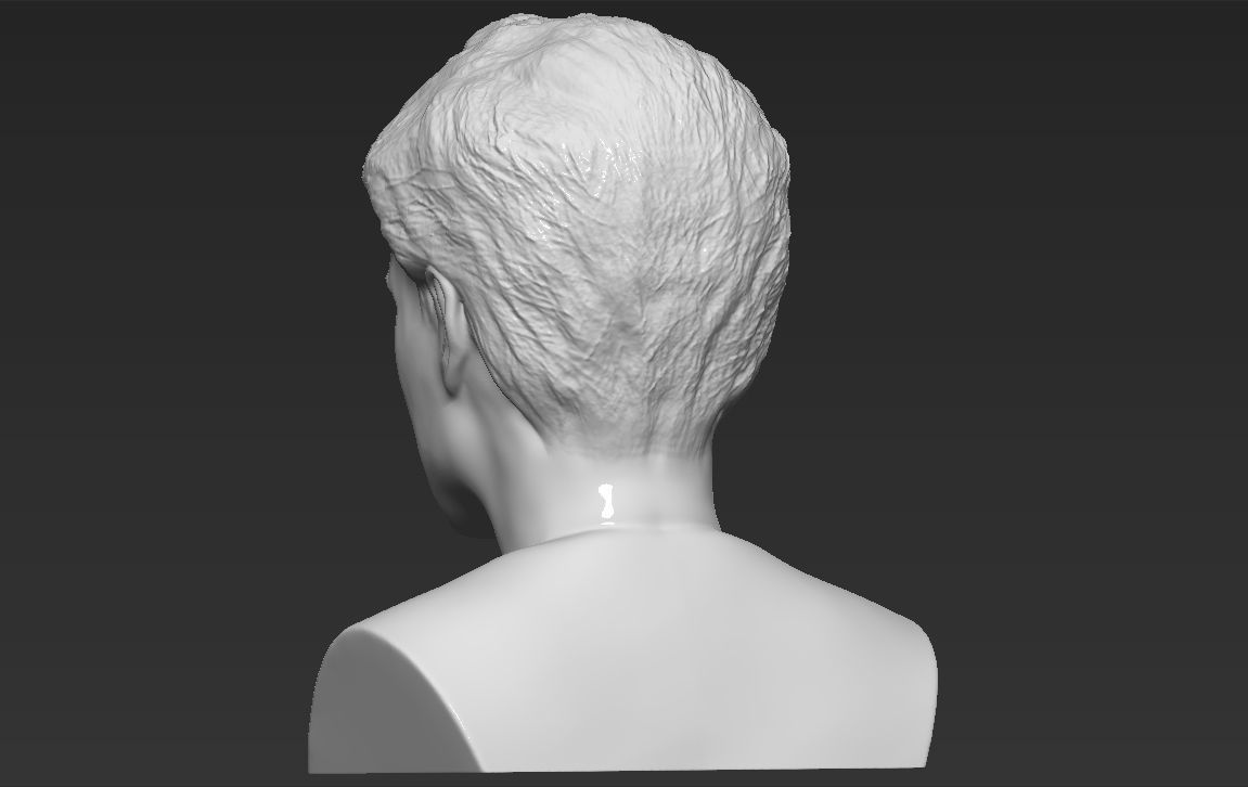 Edward Cullen Twilight Pattinson bust full color 3D printing 3D print model_49