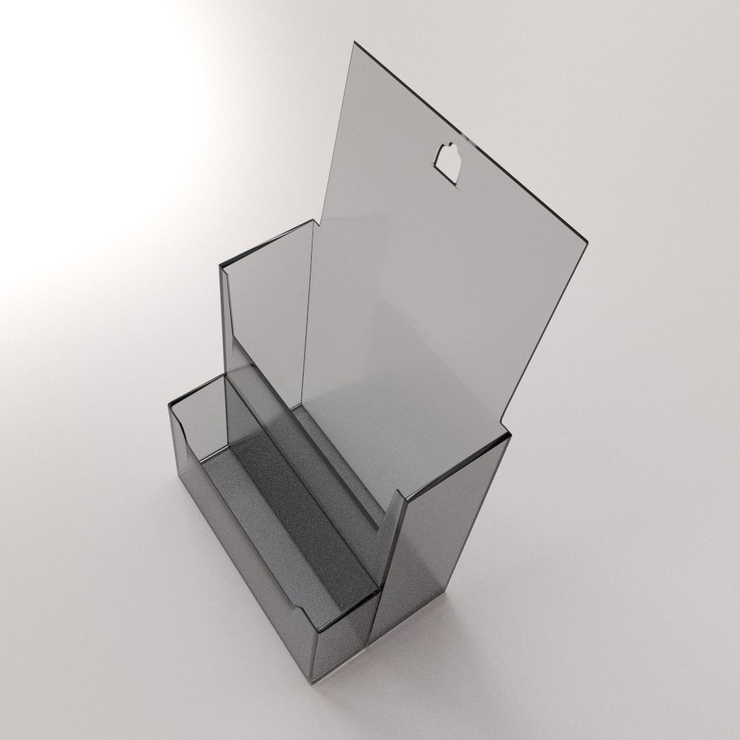 Brochure Holder 3D model_1