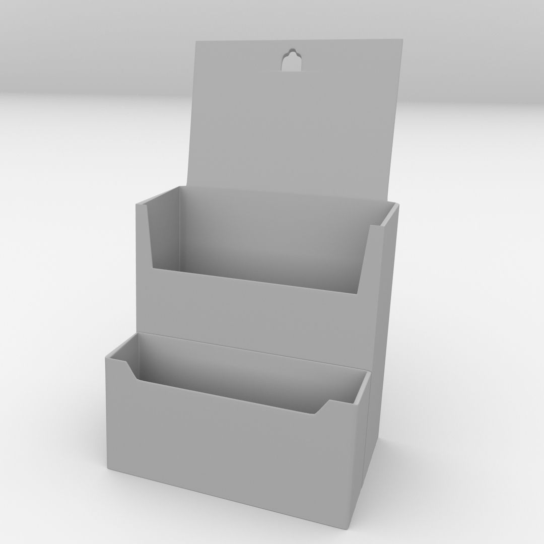 Brochure Holder 3D model_3