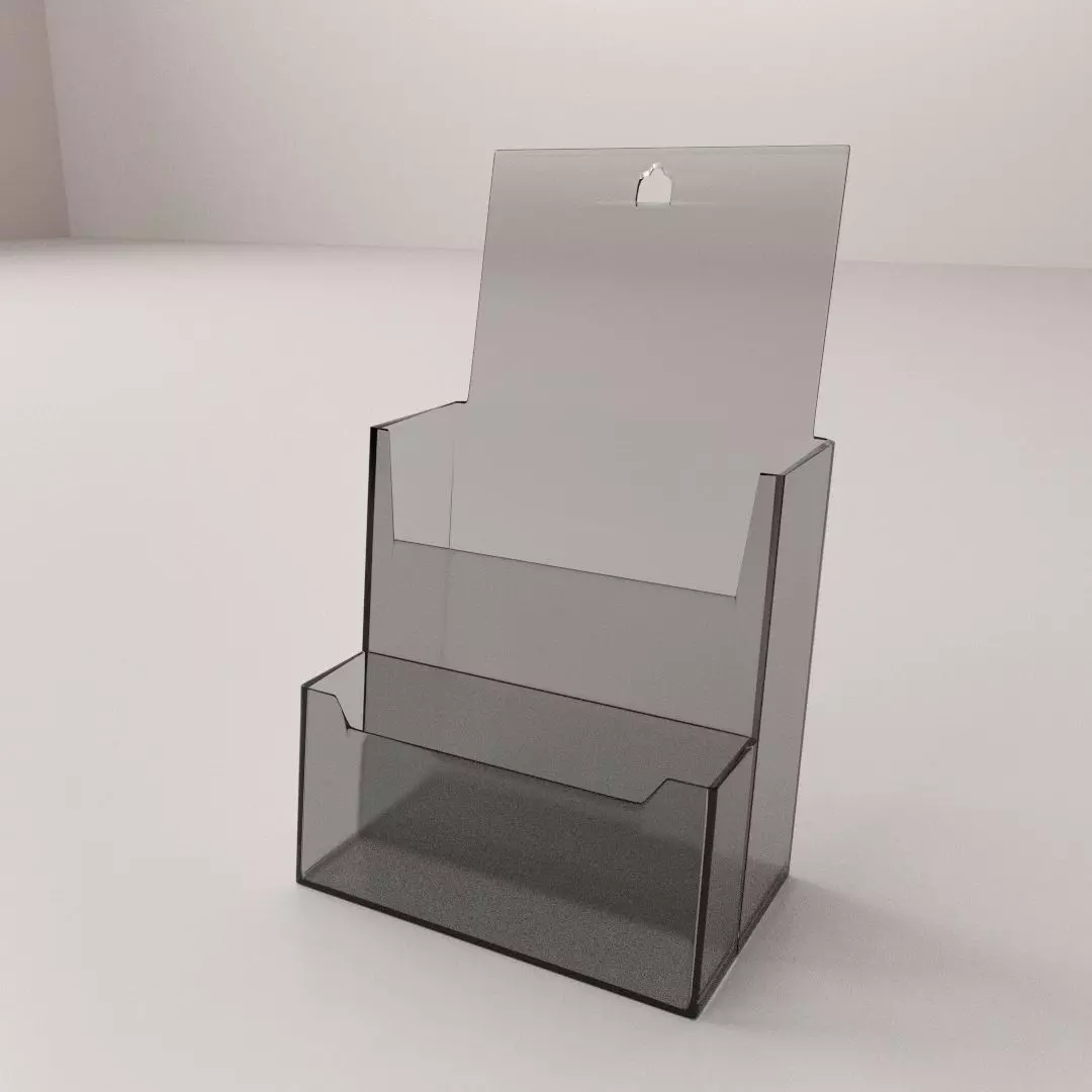 Brochure Holder 3D model_0