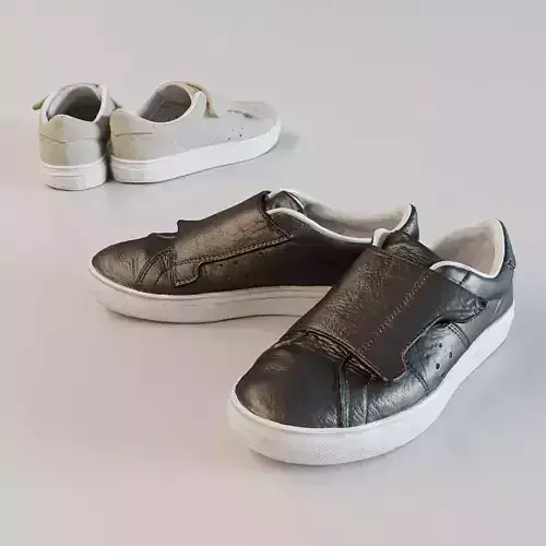 Leather Monk Sneakers