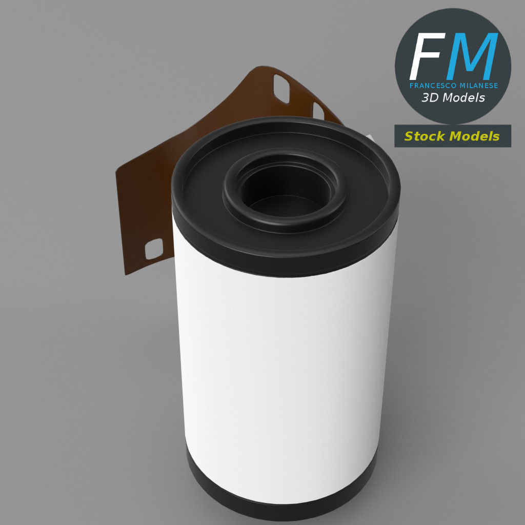 Film roll 3D model_5