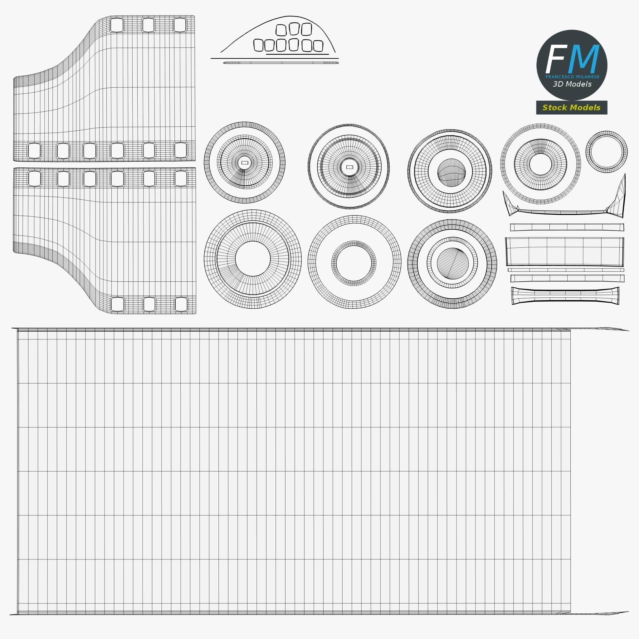 Film roll 3D model_11