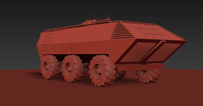 Military Stryker Vehicle 3D model