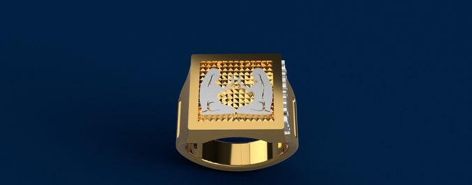 Zodiac GEMINI ring 3D print model