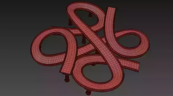 Four Way Bridge Free 3D model