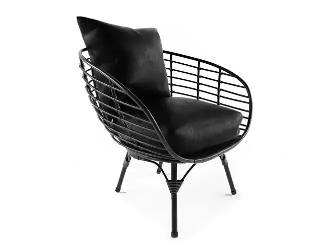 Black All Weather Wicker