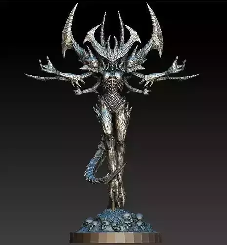 Diablo III Statue 3D model