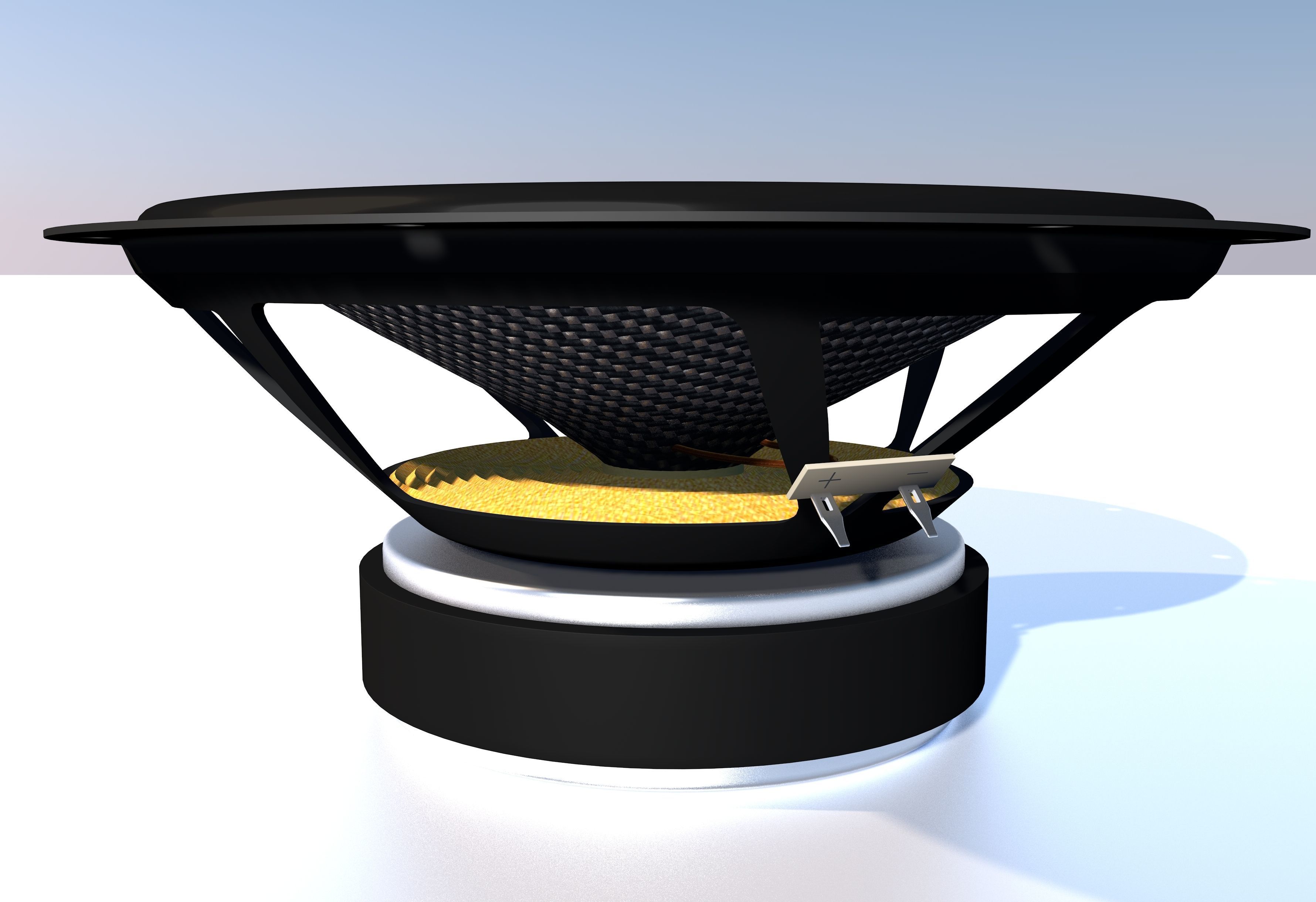 Speaker Mid-Range 3D model_3