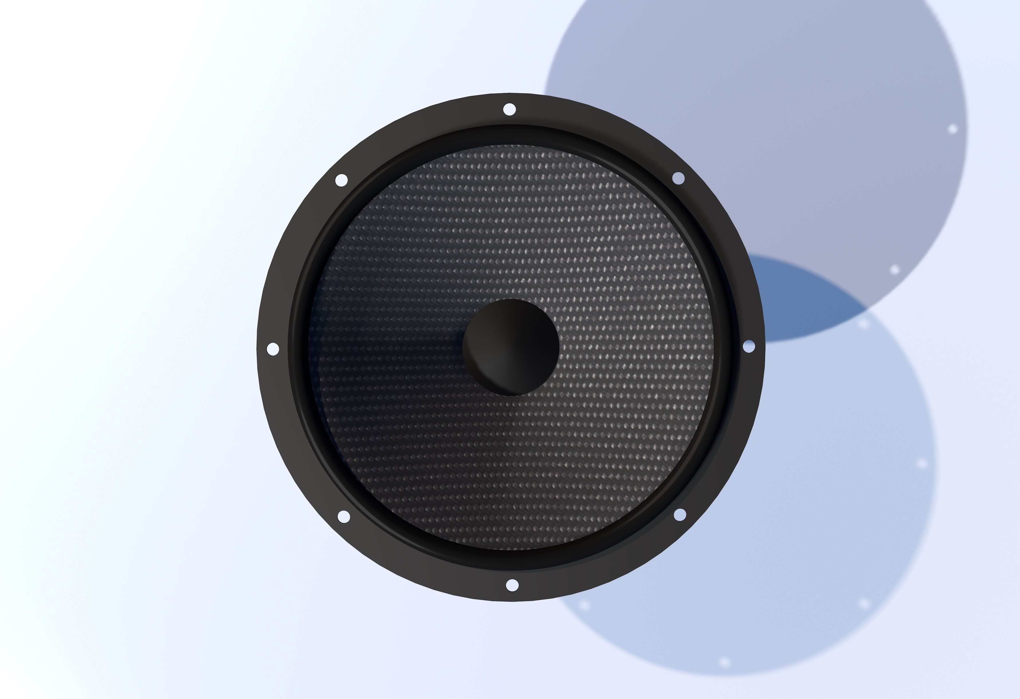 Speaker Mid-Range 3D model_2