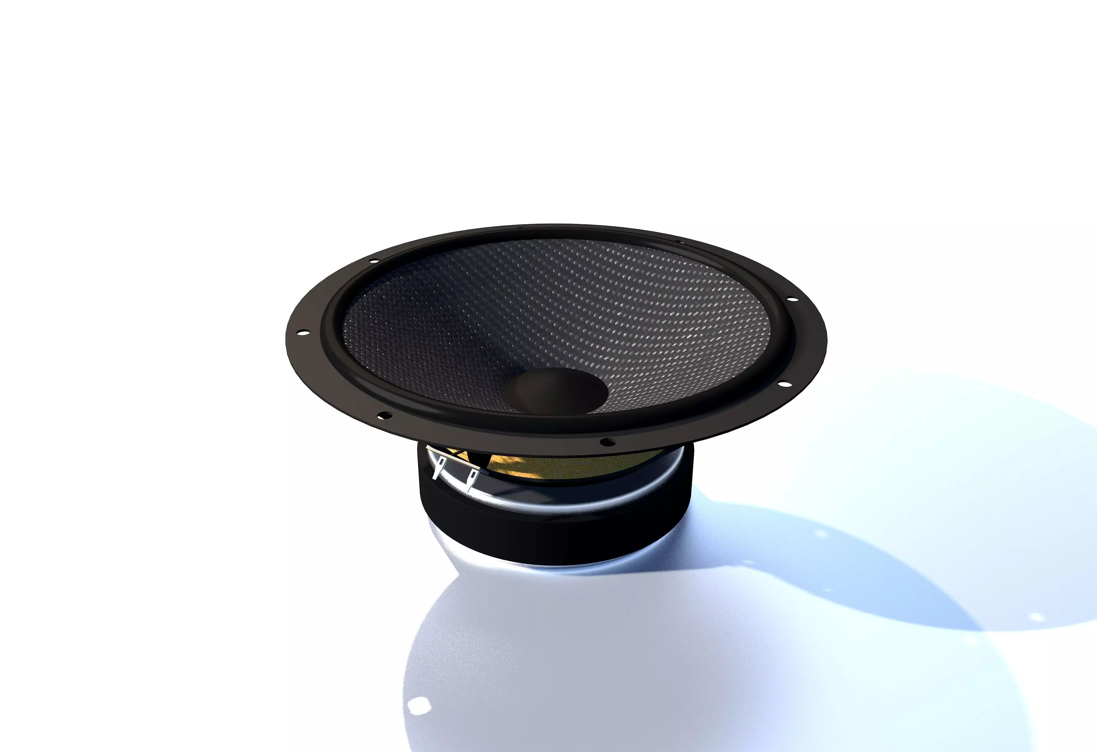 Speaker Mid-Range 3D model_0