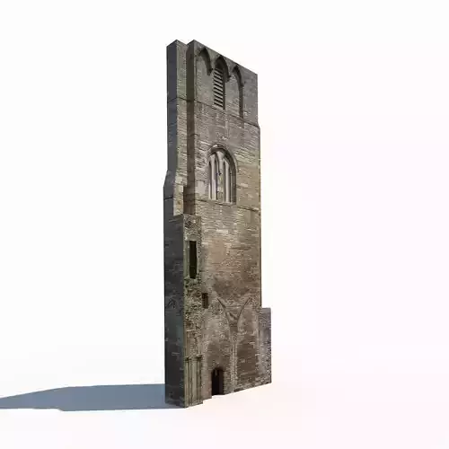 Castle Ruin 3 Low Poly 3d Model