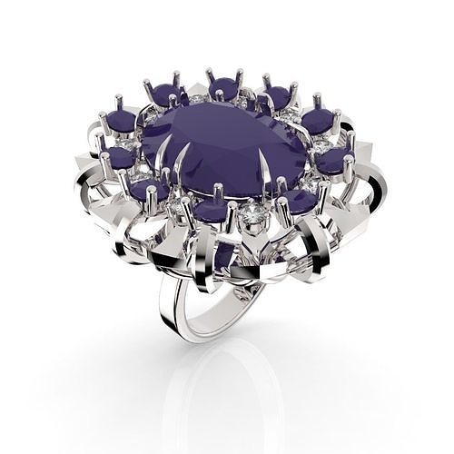 RING CLASSIC BOUQUET 3D print model