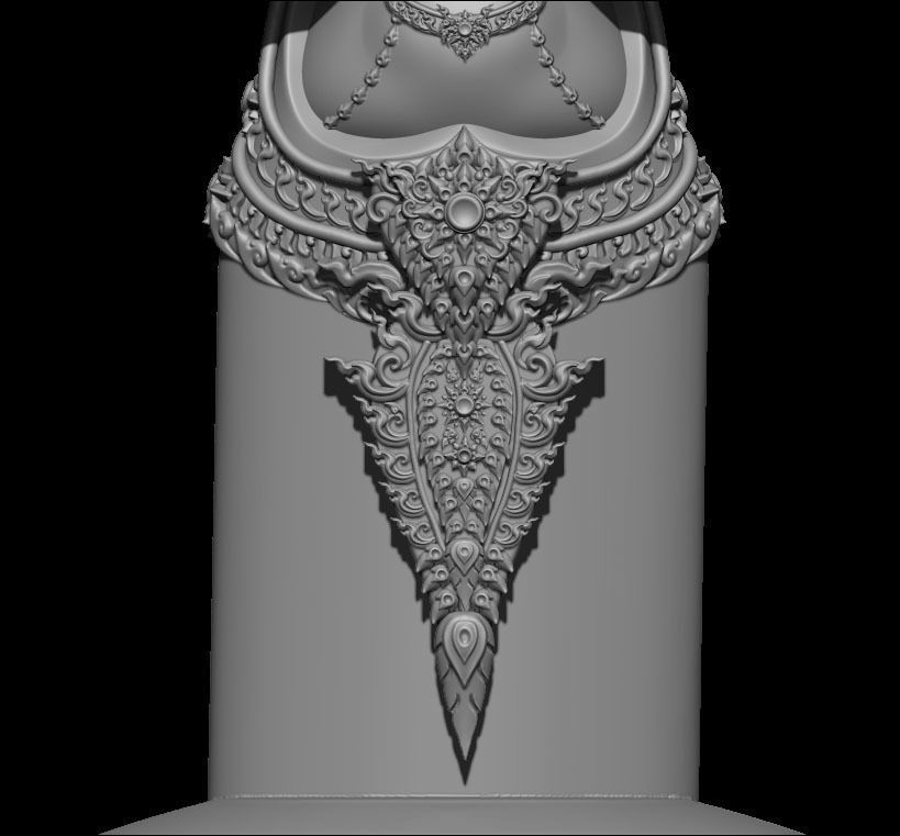 The Angle Thai Pattern - 3D Printing Model 3D print model_12