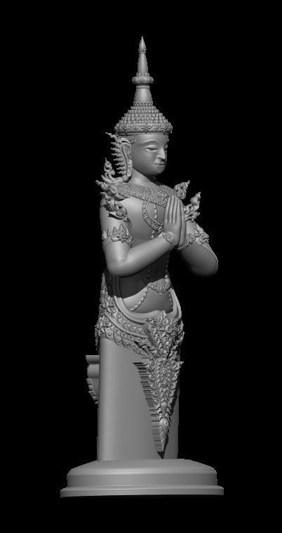 The Angle Thai Pattern - 3D Printing Model 3D print model_5