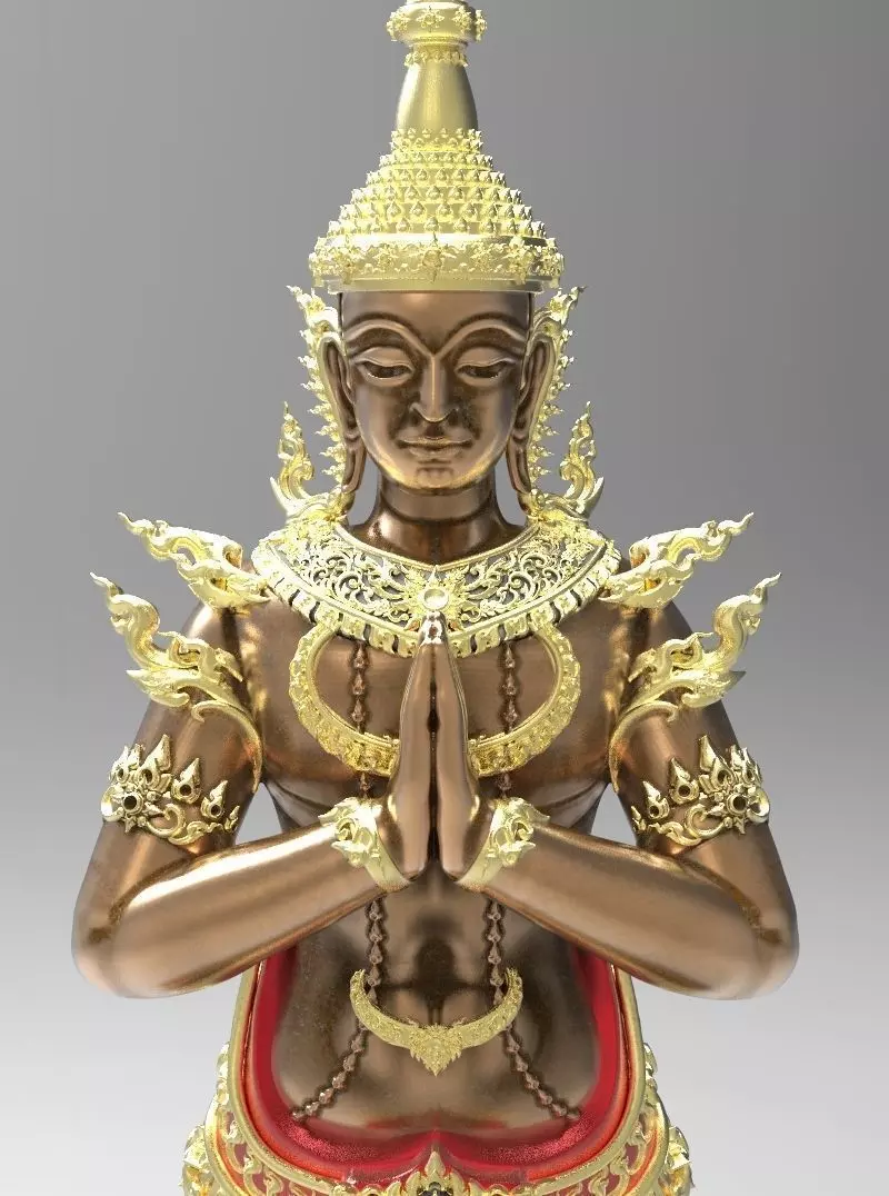 The Angle Thai Pattern - 3D Printing Model 3D print model_0
