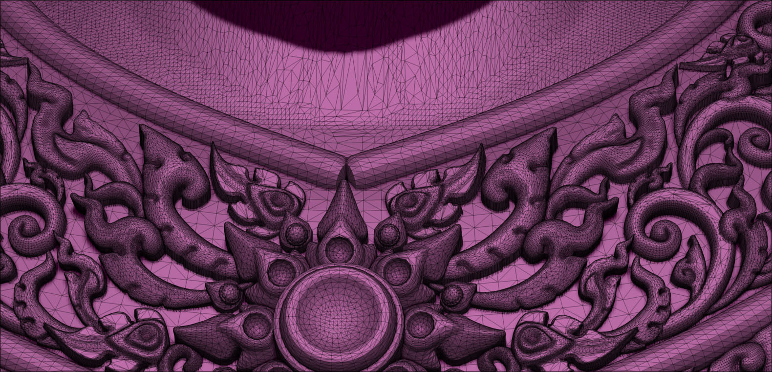 The Angle Thai Pattern - 3D Printing Model 3D print model_17