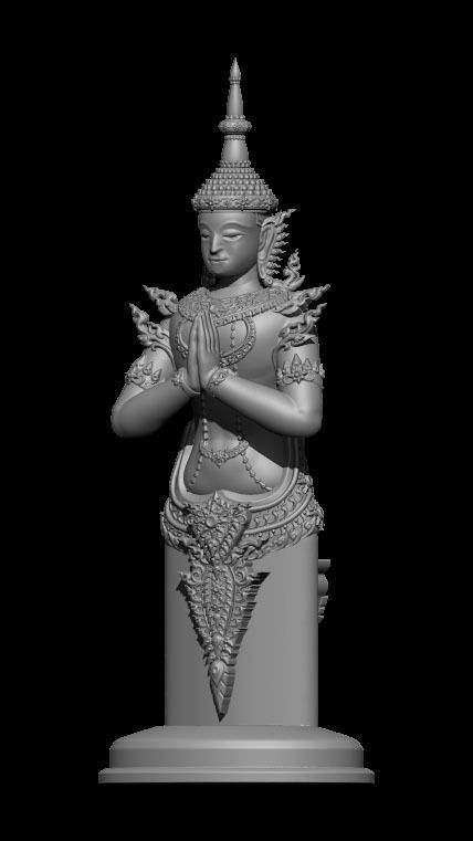 The Angle Thai Pattern - 3D Printing Model 3D print model_4