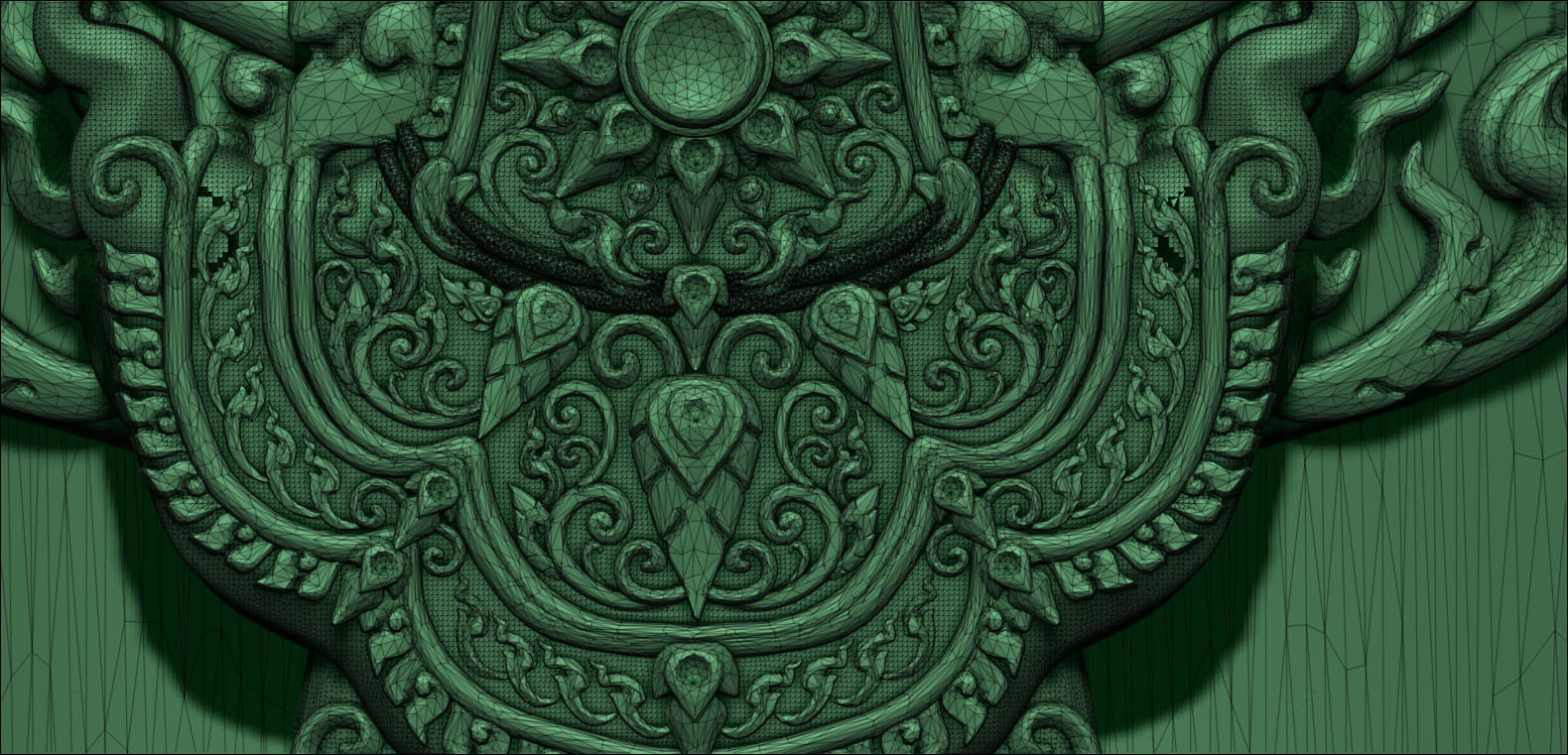 The Angle Thai Pattern - 3D Printing Model 3D print model_20