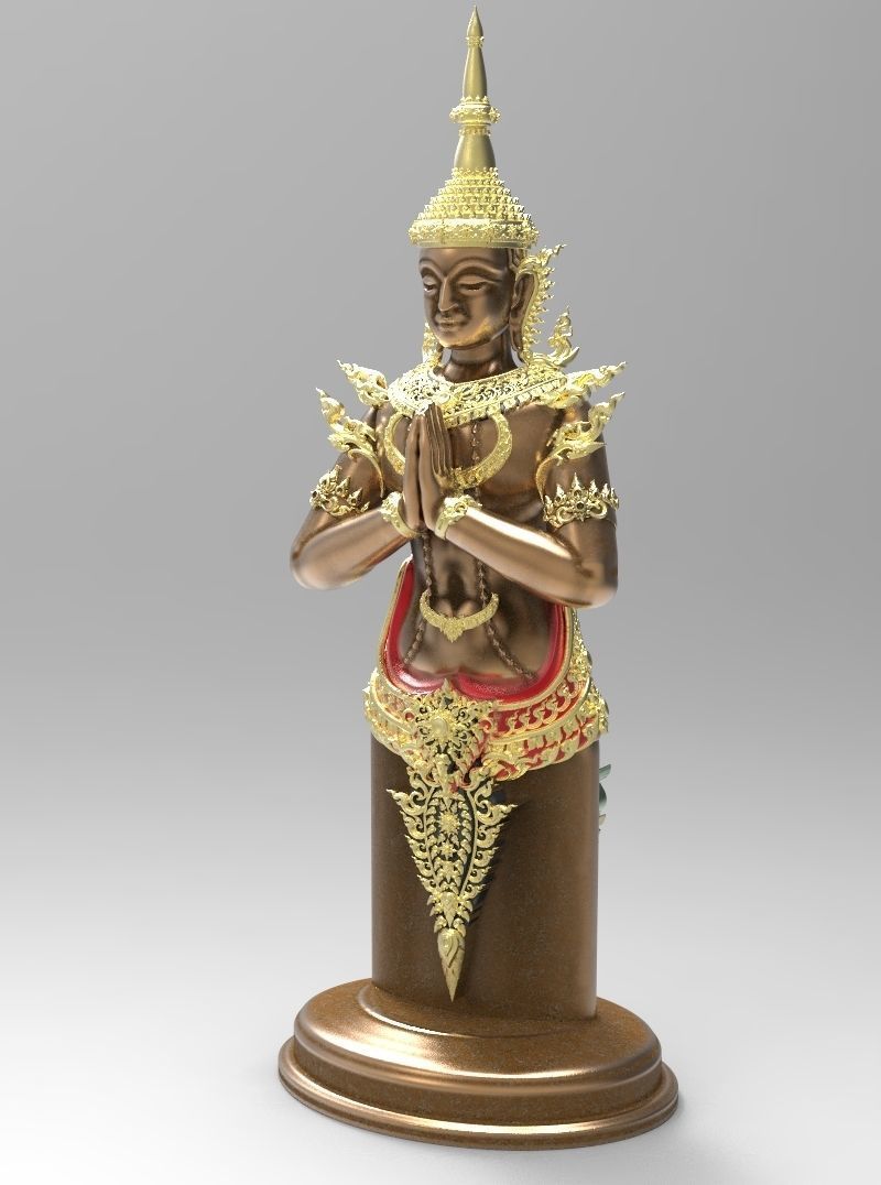 The Angle Thai Pattern - 3D Printing Model 3D print model_1
