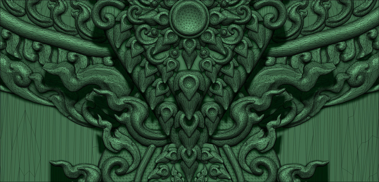 The Angle Thai Pattern - 3D Printing Model 3D print model_19