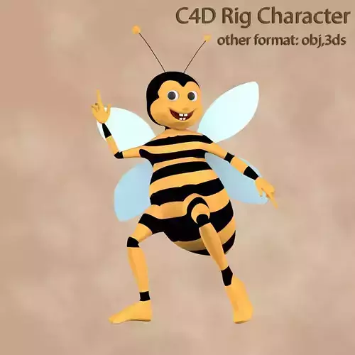Bee Rigged Character