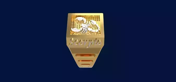 Zodiac SCORPIO ring